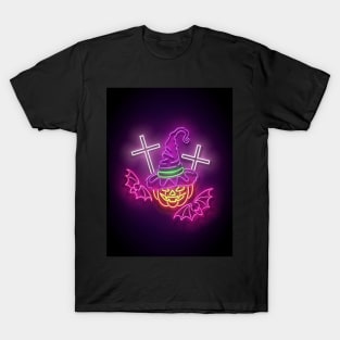 Neon Halloween design T-Shirt